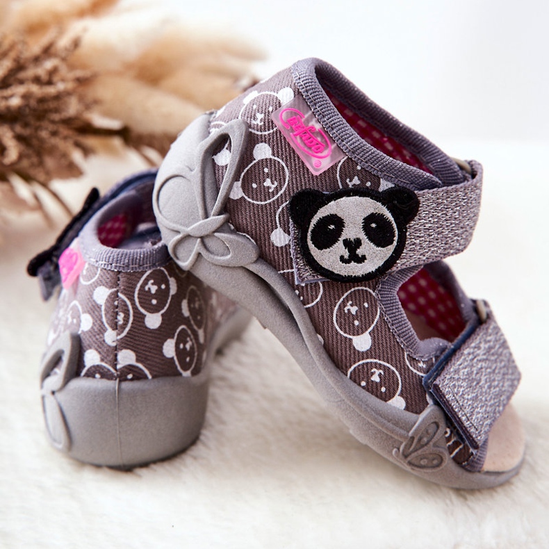 BEFADO S.A. Inblu Sandalen mit Klettverschluss 342P031 Grau 2