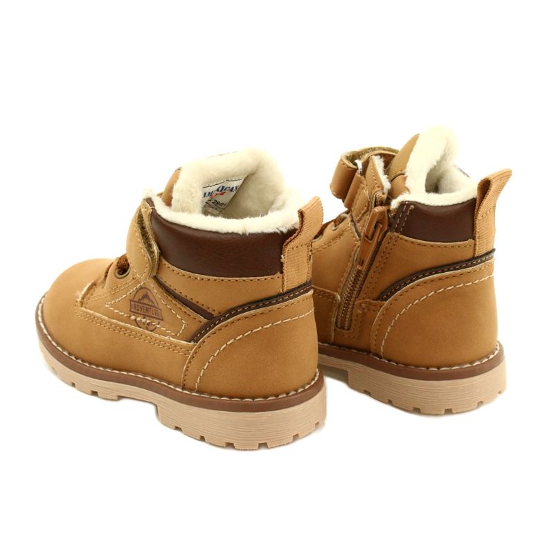 Klettverschluss Workers American Club GC28 / 21 Camel beige gelb 5