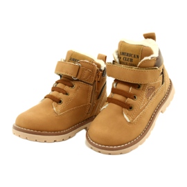 Klettverschluss Workers American Club GC28 / 21 Camel beige gelb 3