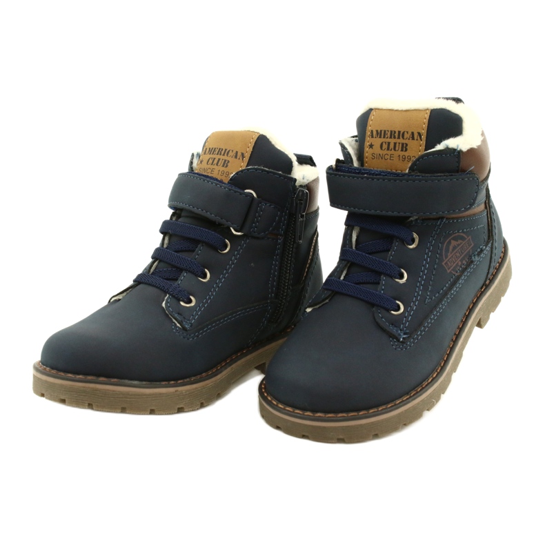 Arbeiter mit Fell isoliert American Club GC29 / 21 Navy braun navy blau 3