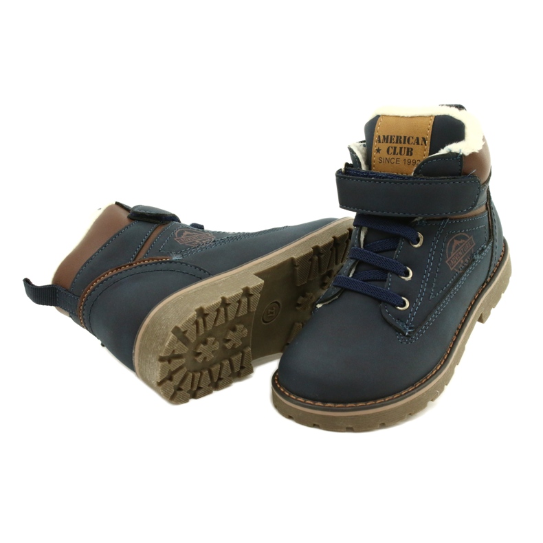 Arbeiter mit Fell isoliert American Club GC29 / 21 Navy braun navy blau 4