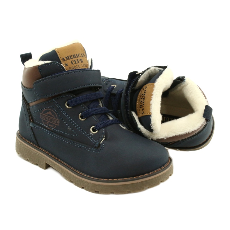 Arbeiter mit Fell isoliert American Club GC29 / 21 Navy braun navy blau 5