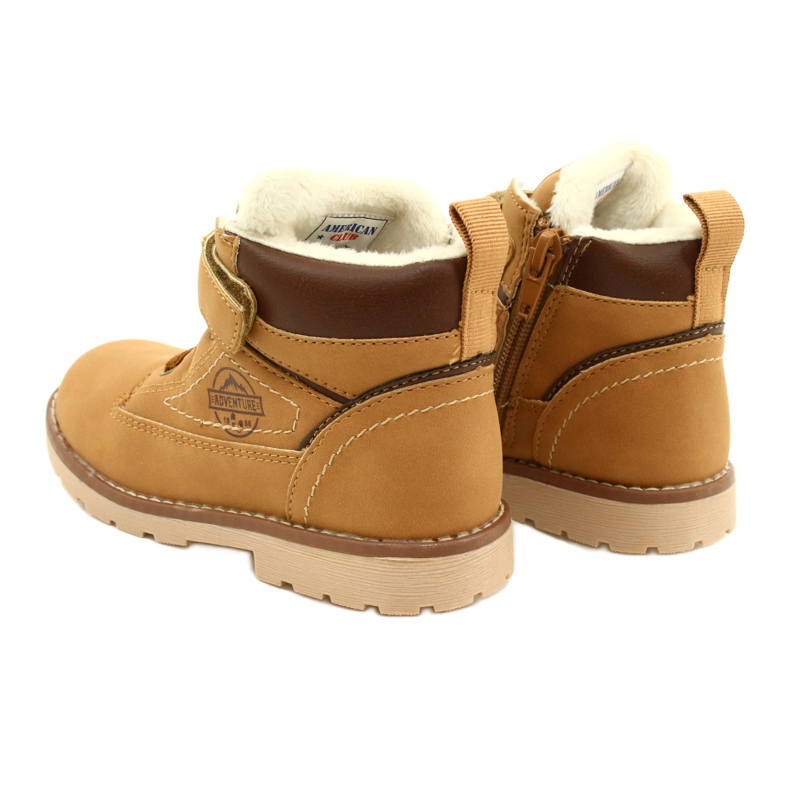 Arbeiter mit Fellisolierung American Club GC29 / 21 Camel beige braun gelb 4