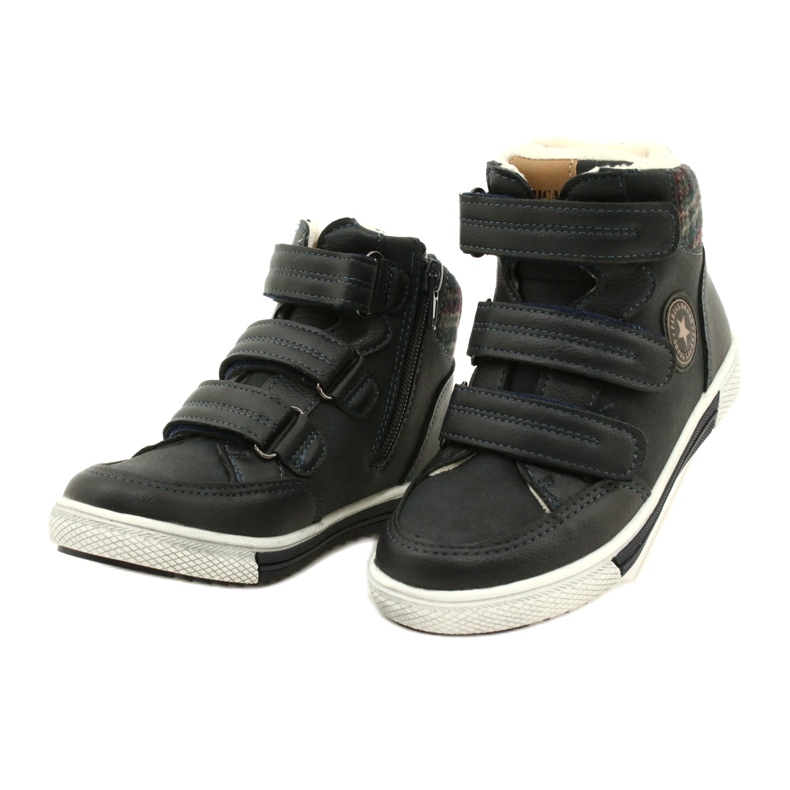 American Club Hohe Sportschuhe mit Fell American GC19 / 21 Navy Blue blau 5