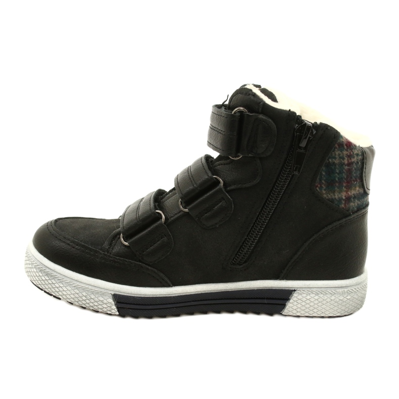 American Club Hohe Sportschuhe mit Fell American GC19 / 21 Schwarz 2