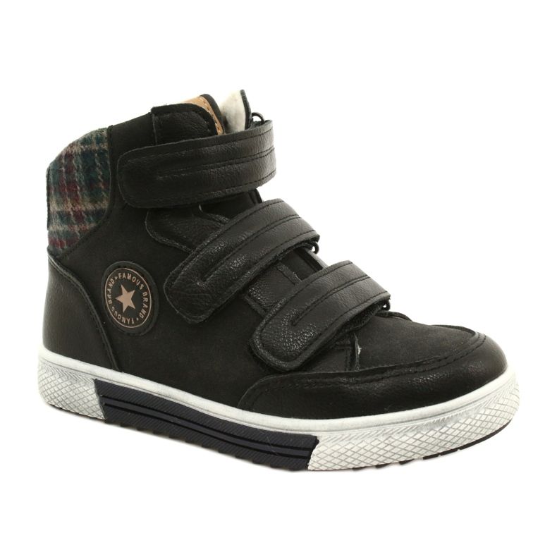 American Club Hohe Sportschuhe mit Fell American GC19 / 21 Schwarz 1