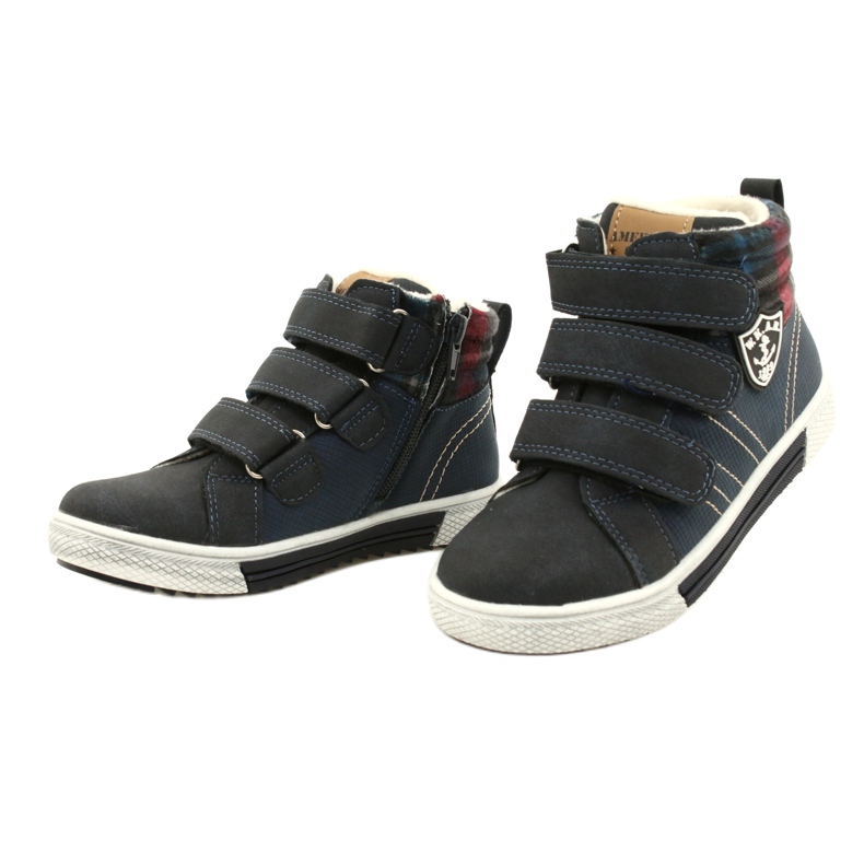 Mit Fell isolierte Sportschuhe American Club GC24 / 21 Navy Blue blau 3