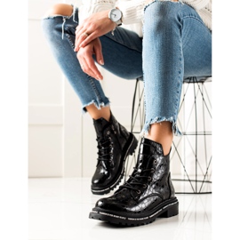 Filippo Modestiefel aus Leder schwarz 1