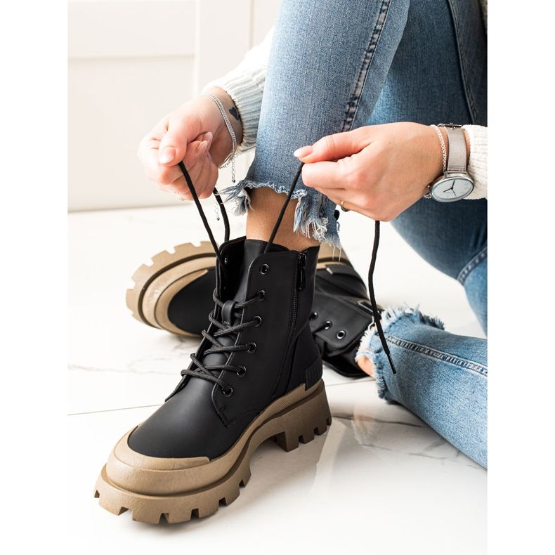 Seastar Modische isolierte Wanderschuhe schwarz 1