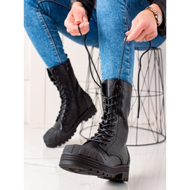 Seastar Hohe Schnürstiefel schwarz 1