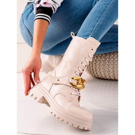 Seastar High Fashion Trapery Stiefel beige golden 1