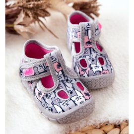 BEFADO S.A. Schuhe Hausschuhe Befado Cat 533P019 Grau 1