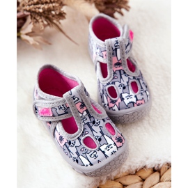 BEFADO S.A. Schuhe Hausschuhe Befado Cat 533P019 Grau 2