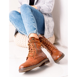 Super Mode Klassische braune Trapper 1