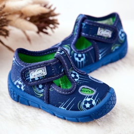 BEFADO S.A. Hausschuhe Befado Balls 533P015 Marineblau navy blau 2