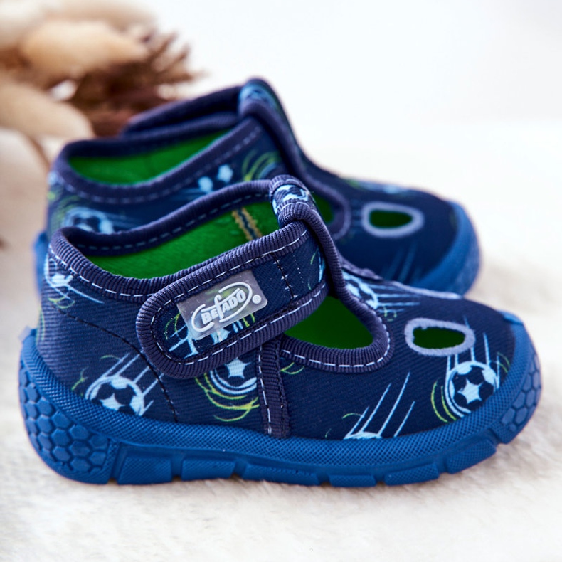 BEFADO S.A. Hausschuhe Befado Balls 533P015 Marineblau navy blau 1