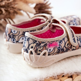 BEFADO S.A. Ballerina-Hausschuhe Befado Reh 114X467 Beige braun 1