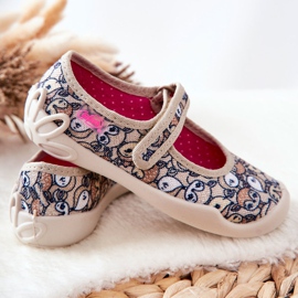 BEFADO S.A. Ballerina-Hausschuhe Befado Reh 114X467 Beige braun 2