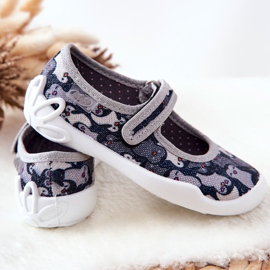 BEFADO S.A. Ballerina-Hausschuhe Befado Penguins 114X463 Schwarz 1