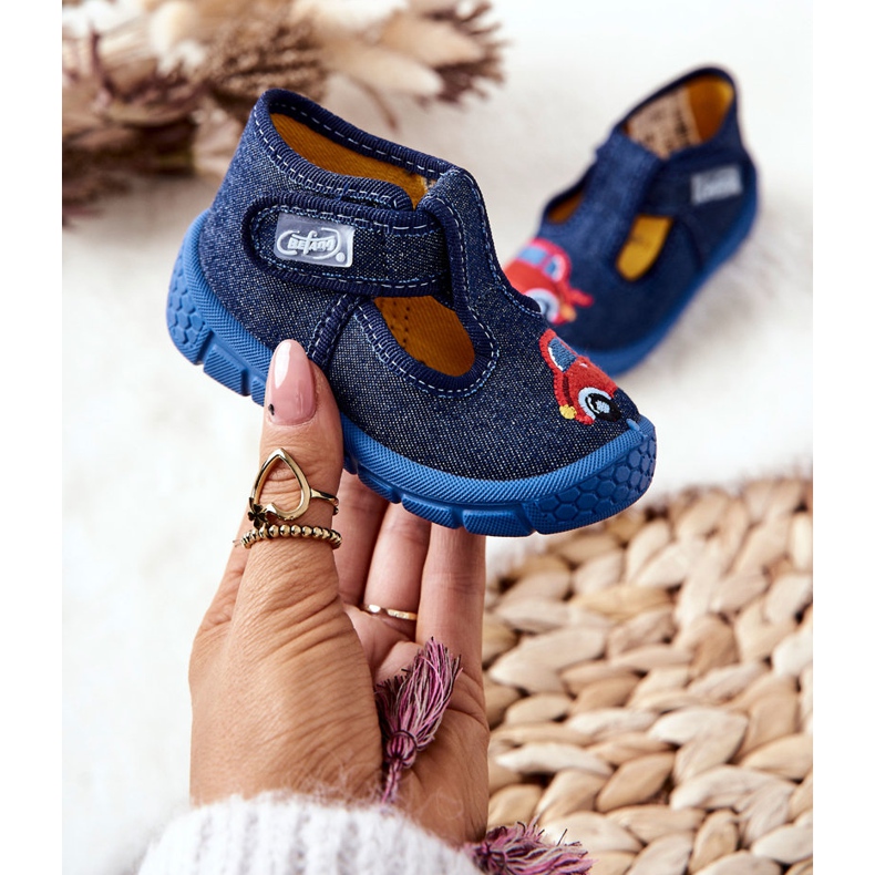 BEFADO S.A. Hausschuhe Befado Car 531P099 Marineblaue Schuhe navy blau 2