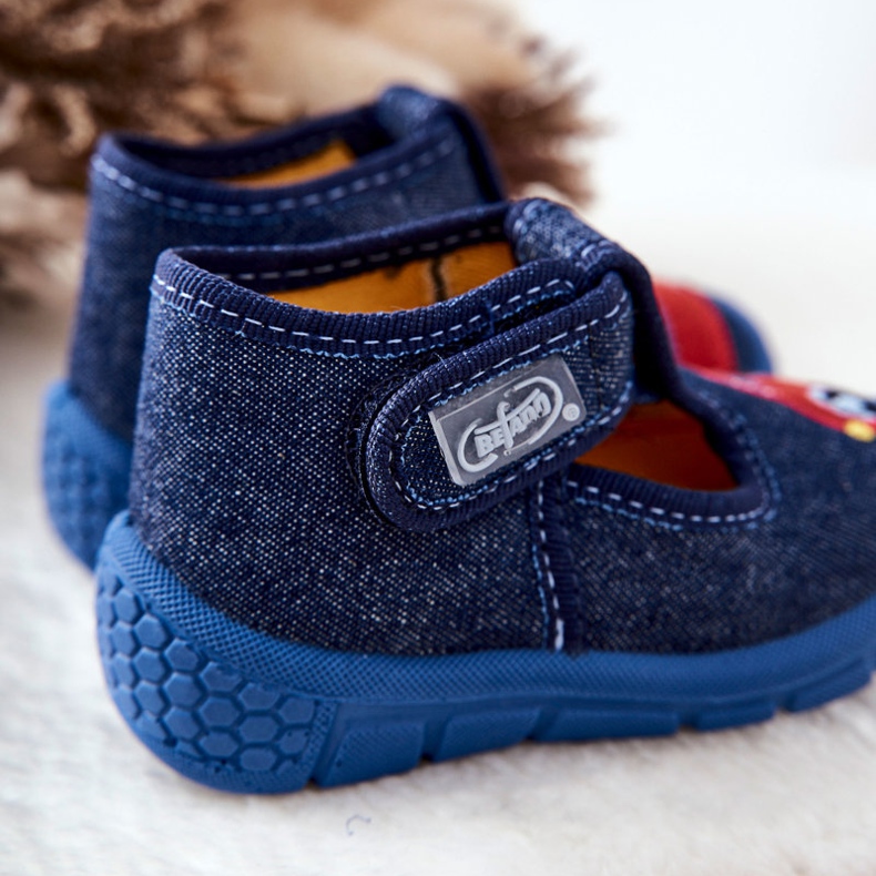 BEFADO S.A. Hausschuhe Befado Car 531P099 Marineblaue Schuhe navy blau 1