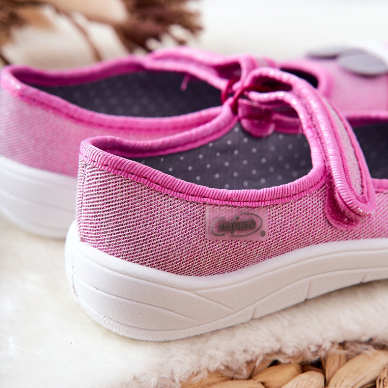 BEFADO S.A. Ballerina-Hausschuhe Befado Rabbit 208X045 Rosa 2