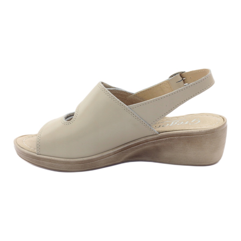 Damen Keilsandalen Gregors 592 beige 2