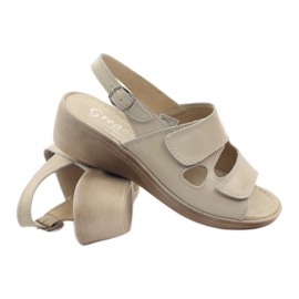 Damen Keilsandalen Gregors 592 beige 3