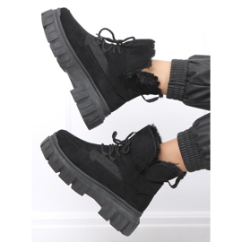 Arbor Black isolierte Schneestiefel schwarz 1