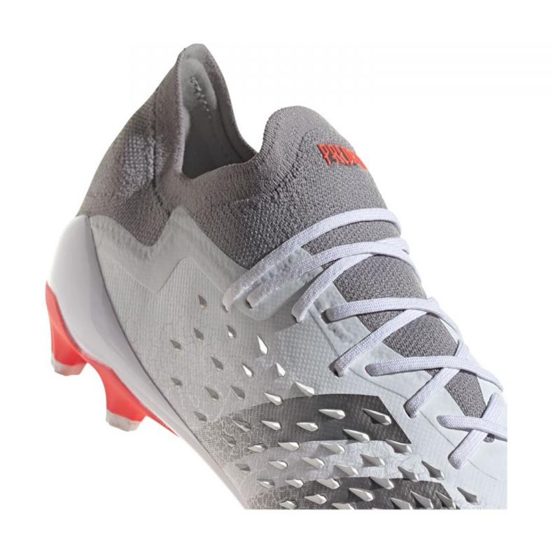 Adidas Predator Freak.1 Low Ag M GZ2806 Fußballschuhe grau-weiß weiß 2