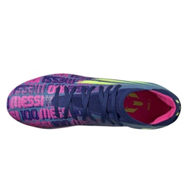 Adidas X Speedflow Messi.3 Fg M FY6888 Fußballschuhe marineblau, lila, blau, mehrfarbig blau 2