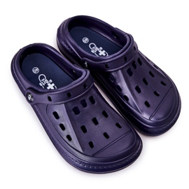 BEFADO S.A. Herren Hausschuhe Kroks Befado 154M003 Marineblau navy blau 1