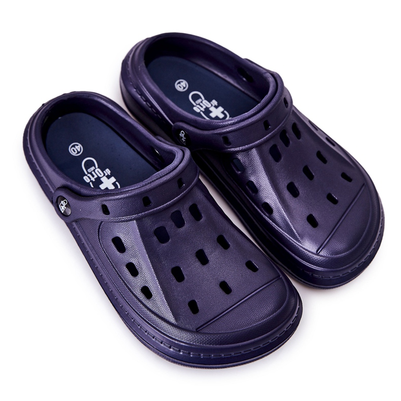 BEFADO S.A. Herren Hausschuhe Kroks Befado 154M003 Marineblau 1