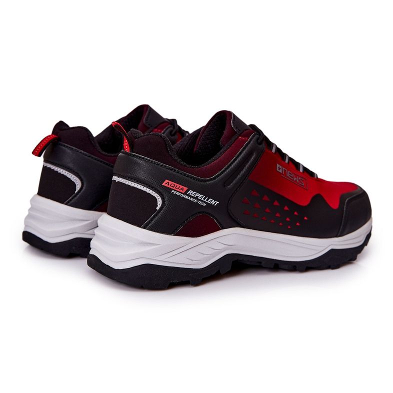 PE1 Herren Sportschuhe Gebunden Rot Grenberd schwarz 1