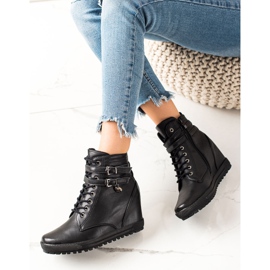 Goodin Schnürstiefeletten schwarz 2