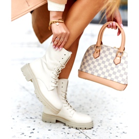 PE1 Hohe Stiefel Workery Beige Rozelle 6