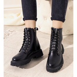 Schwarze isolierte Damenstiefel Cynthia 1