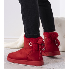 Hamilton rote isolierte Schneestiefel 1