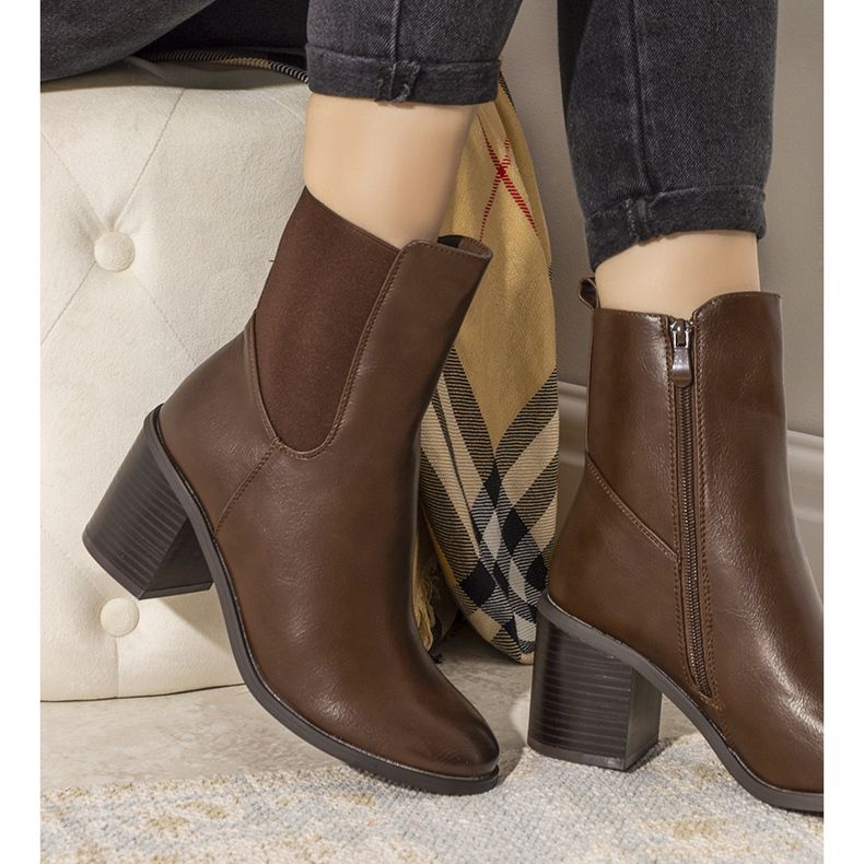 Michelle braune isolierte Stiefel 1