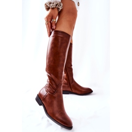 PG1 Warme Lederstiefel Braun Estil 2