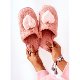 Rosa Heartbeat Hausschuhe für Damen 1