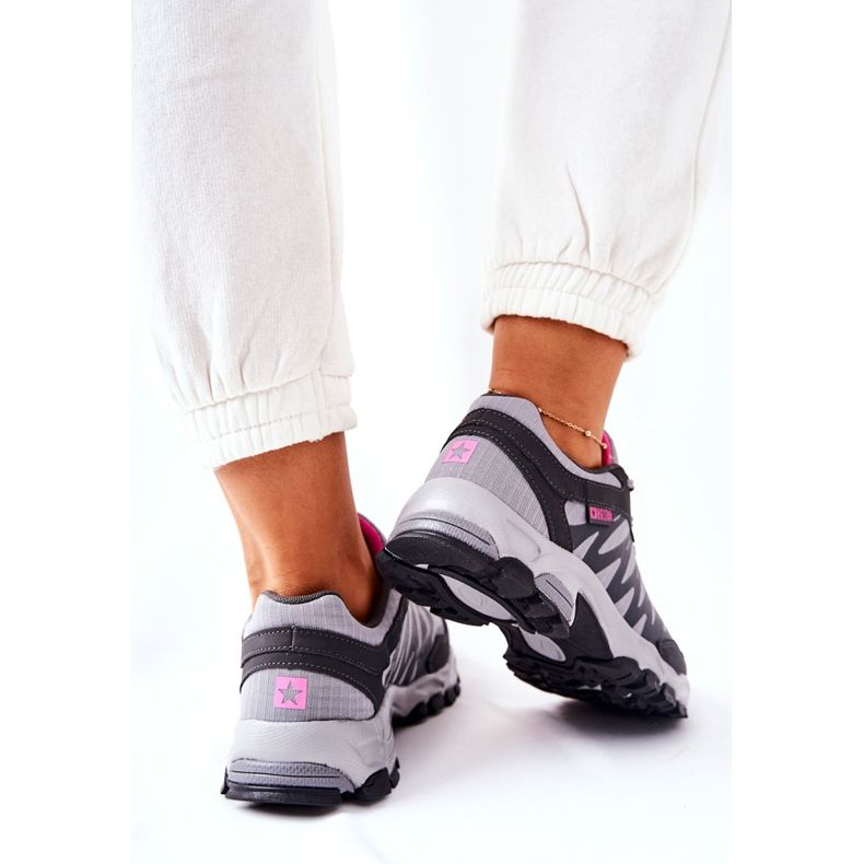 Sportschuhe Memory Foam Big Star GG274499 Grau rosa 1