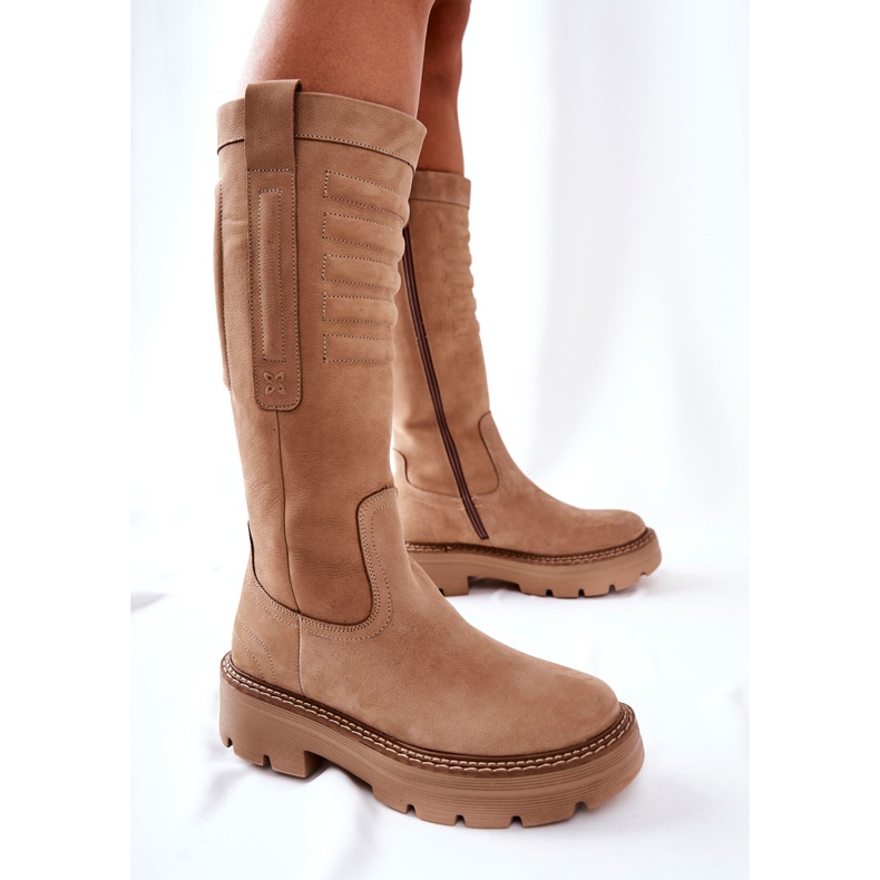 Lederstiefel Maciejka Beige 05277-04 1