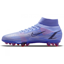 Nike Superfly 8 Pro Km Ag M DJ3978-506 Fußballschuhe lila-blau blau 1