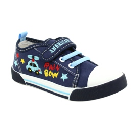 American Club Ten15 Navy Klett-Sneakers marineblau 2