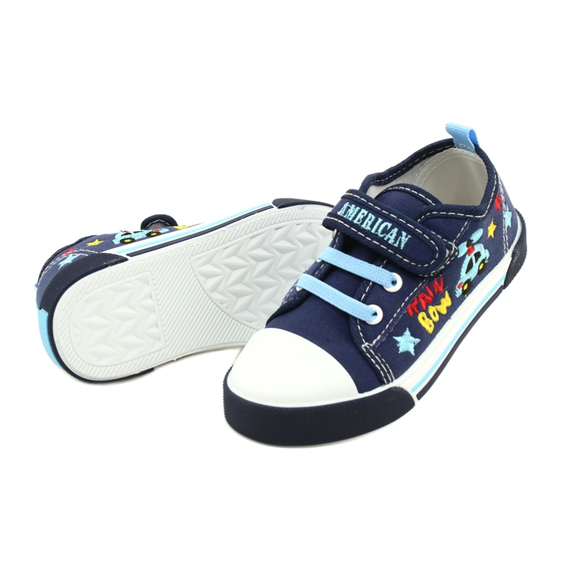 American Club Ten15 Navy Klett-Sneakers marineblau 4