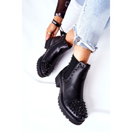 PG1 Schwarze Comonis Jodhpur-Stiefel mit Jets 1