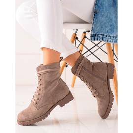 Bestelle Wildleder-Trapper beige 1