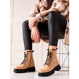 Super Me Wildlederbeige Trapper 2