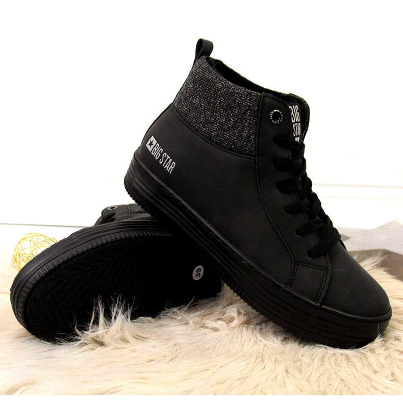 Sneaker isoliert Big Star W II274147 schwarz 2